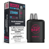 New Flavour ! BLUE RASPBERRY CHERRY LEVEL X BOOST PODS Buy Now , with 25000 puffs and adjustable boost modes .